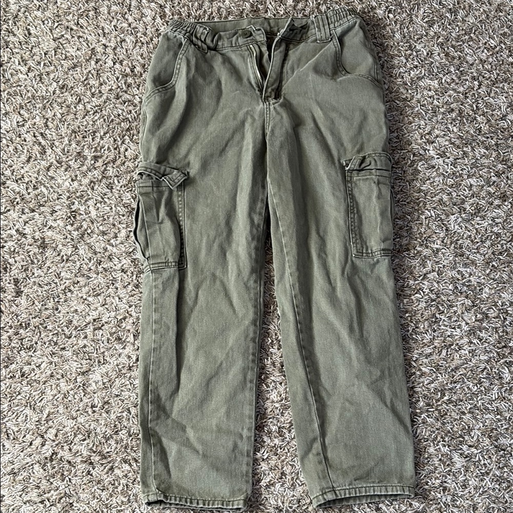 Olive Green Cargo Pants